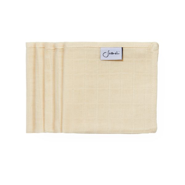 Organic Muslin Face Cloth (with bag) - Image 2