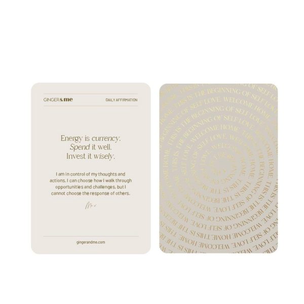 GINGER&ME Affirmation Cards Box Set – Pack of 25 - Image 2
