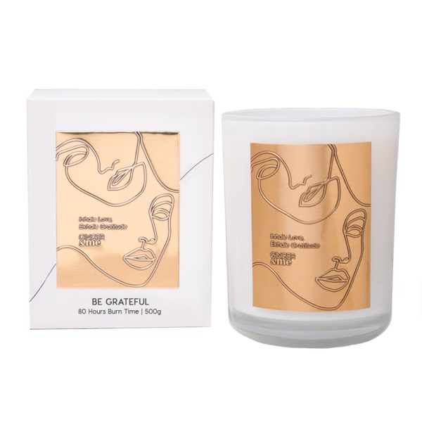 GINGER&ME Mindfulness Candle – GRATEFUL 500g