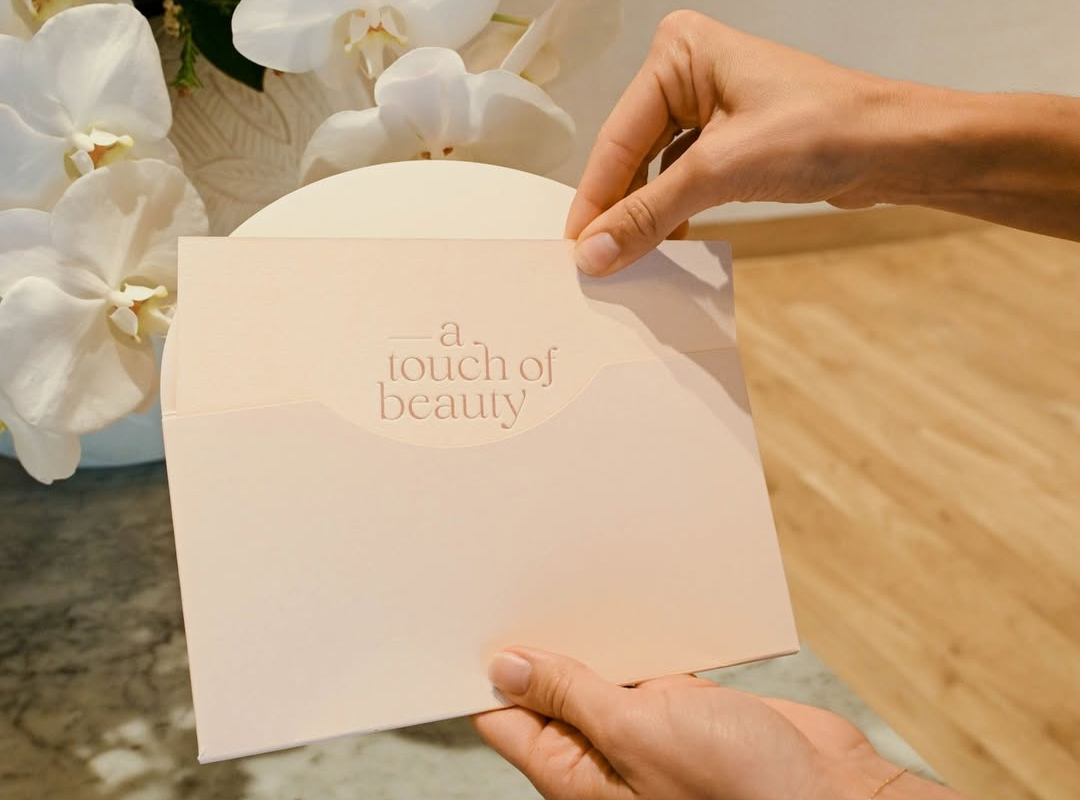 A Touch of Beauty Wrapped Gift Cards