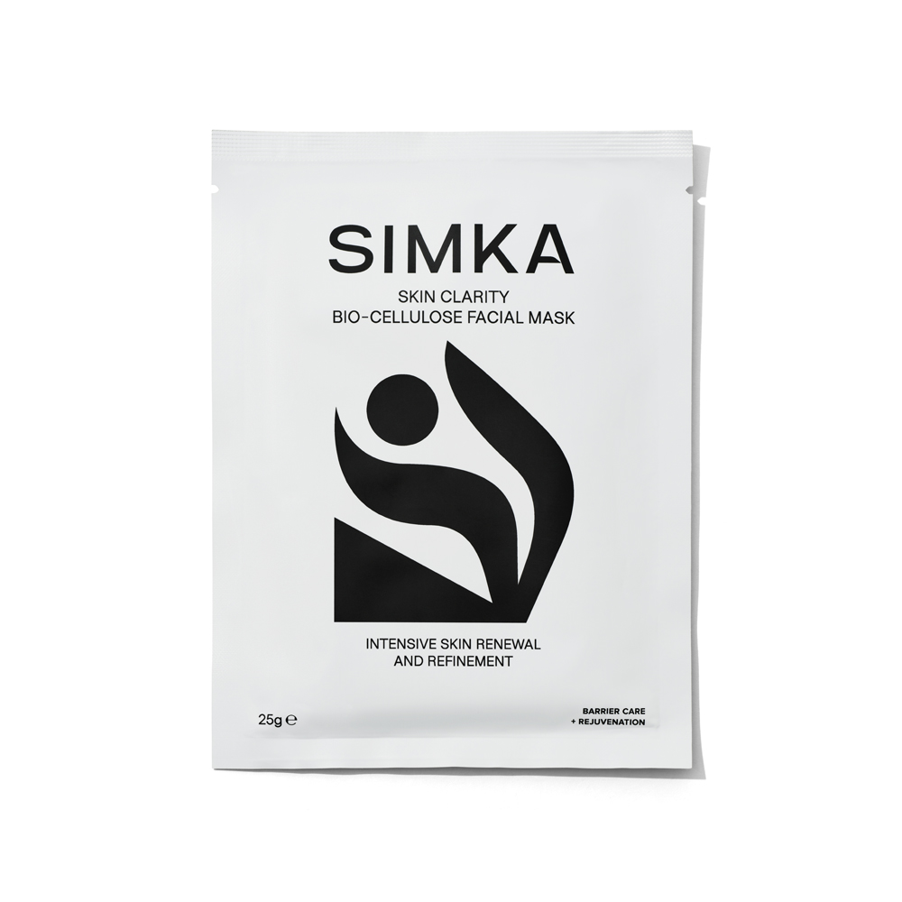 SIMKA Skin Clarity Bio-Cellulose Facial Mask (4 pack)
