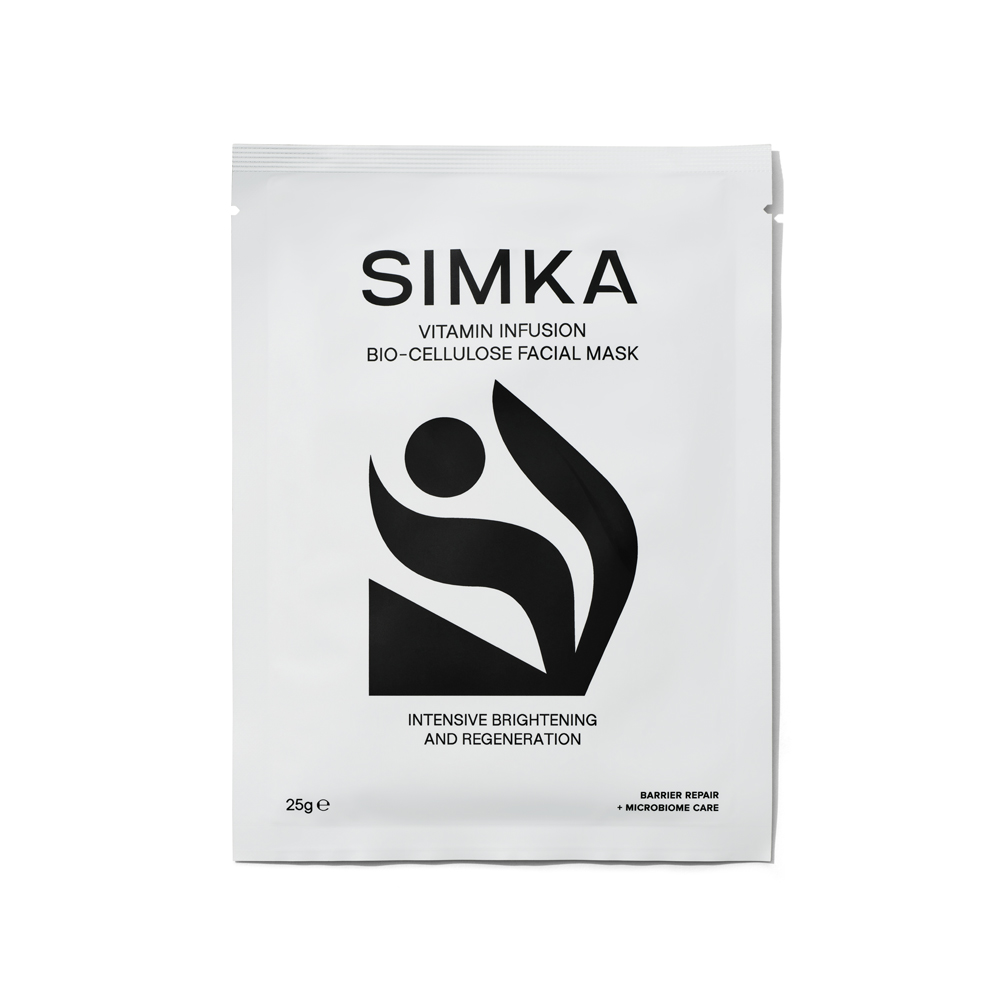 SIMKA Vitamin Infusion Bio-Cellulose Facial Mask (4 pack)
